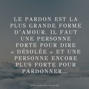 se faire pardonner par sa femme