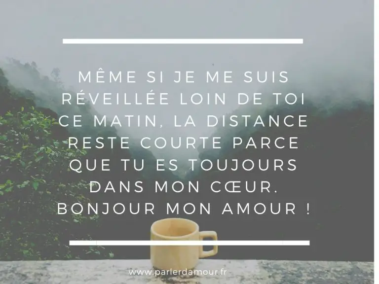 sms bonjour mon amour pour elle