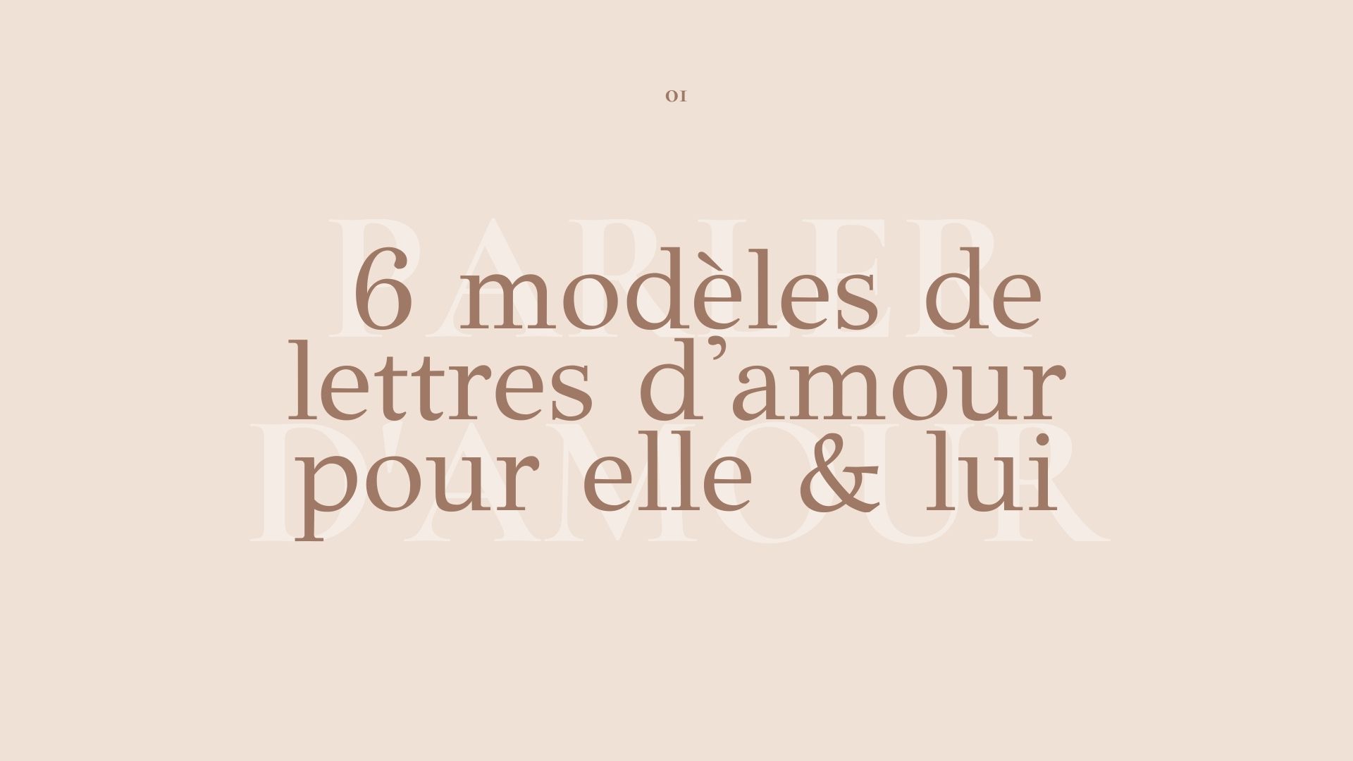 Lettres D Amour 6 Modeles De Lettres D Amour Pour Elle Lui Parler D Amour