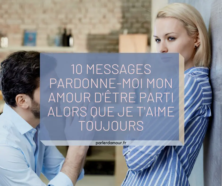 sms d amour pardonne moi chérie