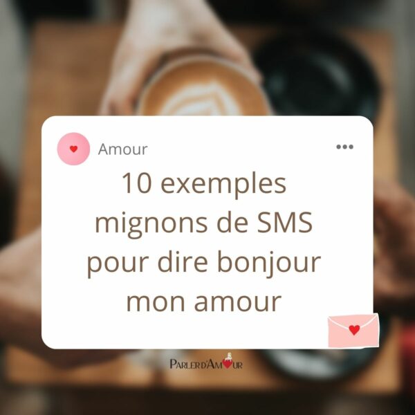 Bonjour Mon Amour : 114 Sms Pour Illuminer Sa Journée